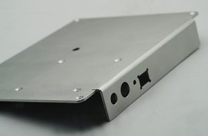 laser cut stainless steel chassis panel