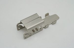 stainless steel mounting bracket with cutouts